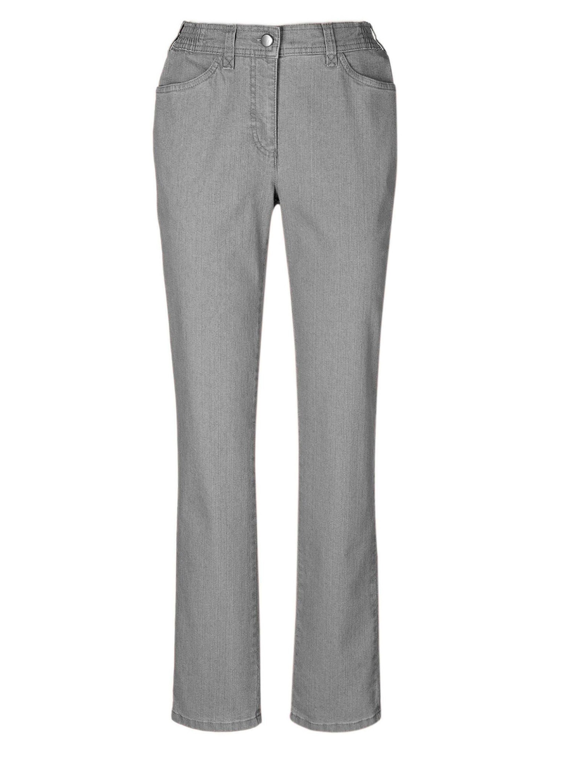 Jean 'Anna' Goldner en gris : devant