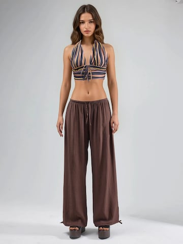 Loosefit Pantaloni di Busem in marrone