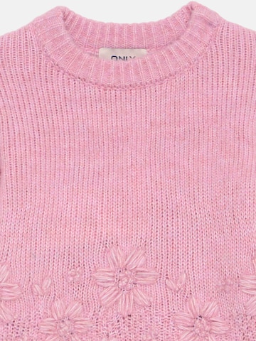 Pull-over 'ONLKMGTANYA' ONLY GIRLS en rose