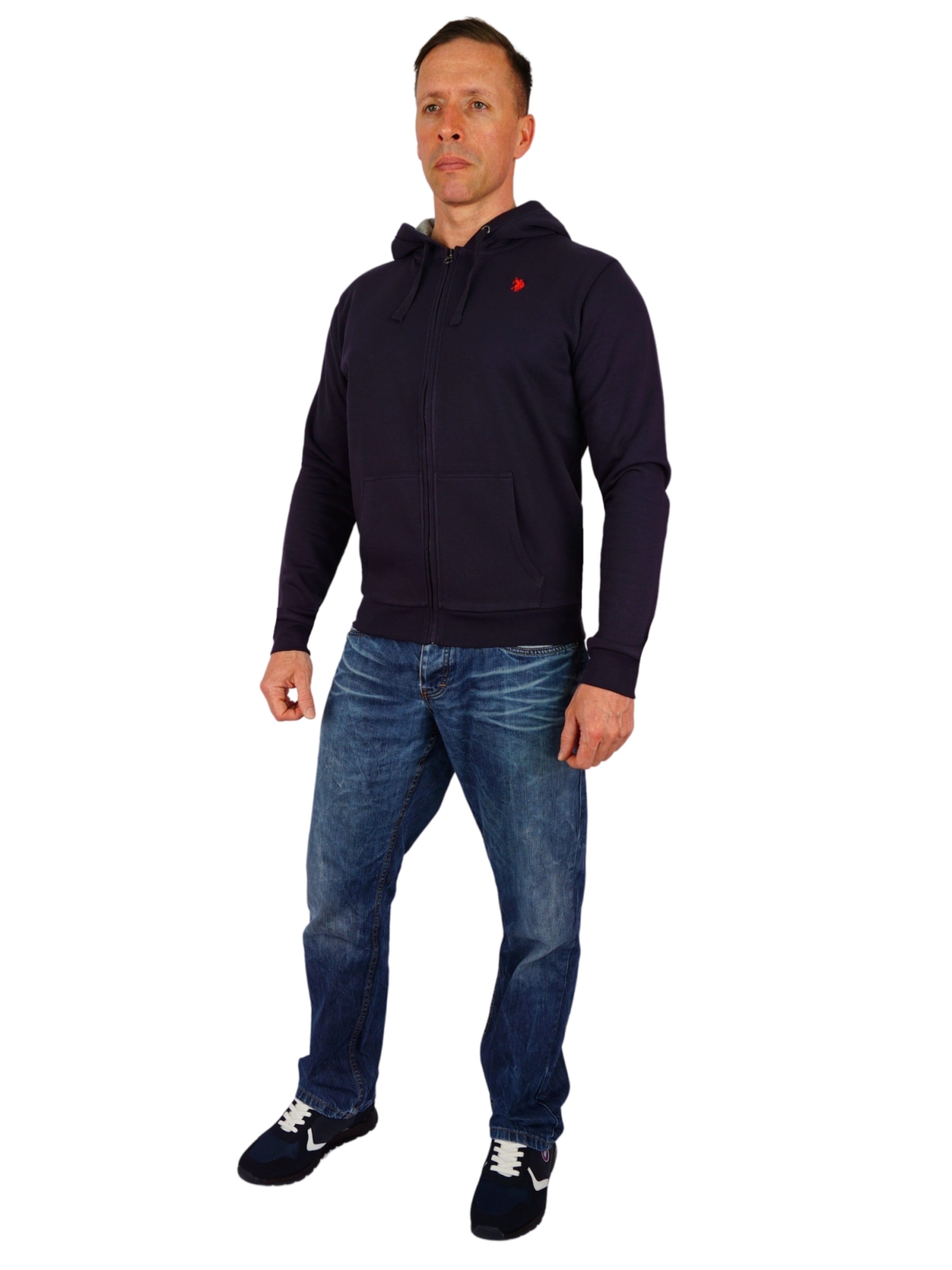 U.S. POLO ASSN. Sweat jacket in Blue