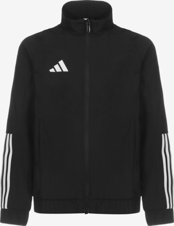 ADIDAS PERFORMANCE Athletic Jacket 'Tiro 23' in Black: front