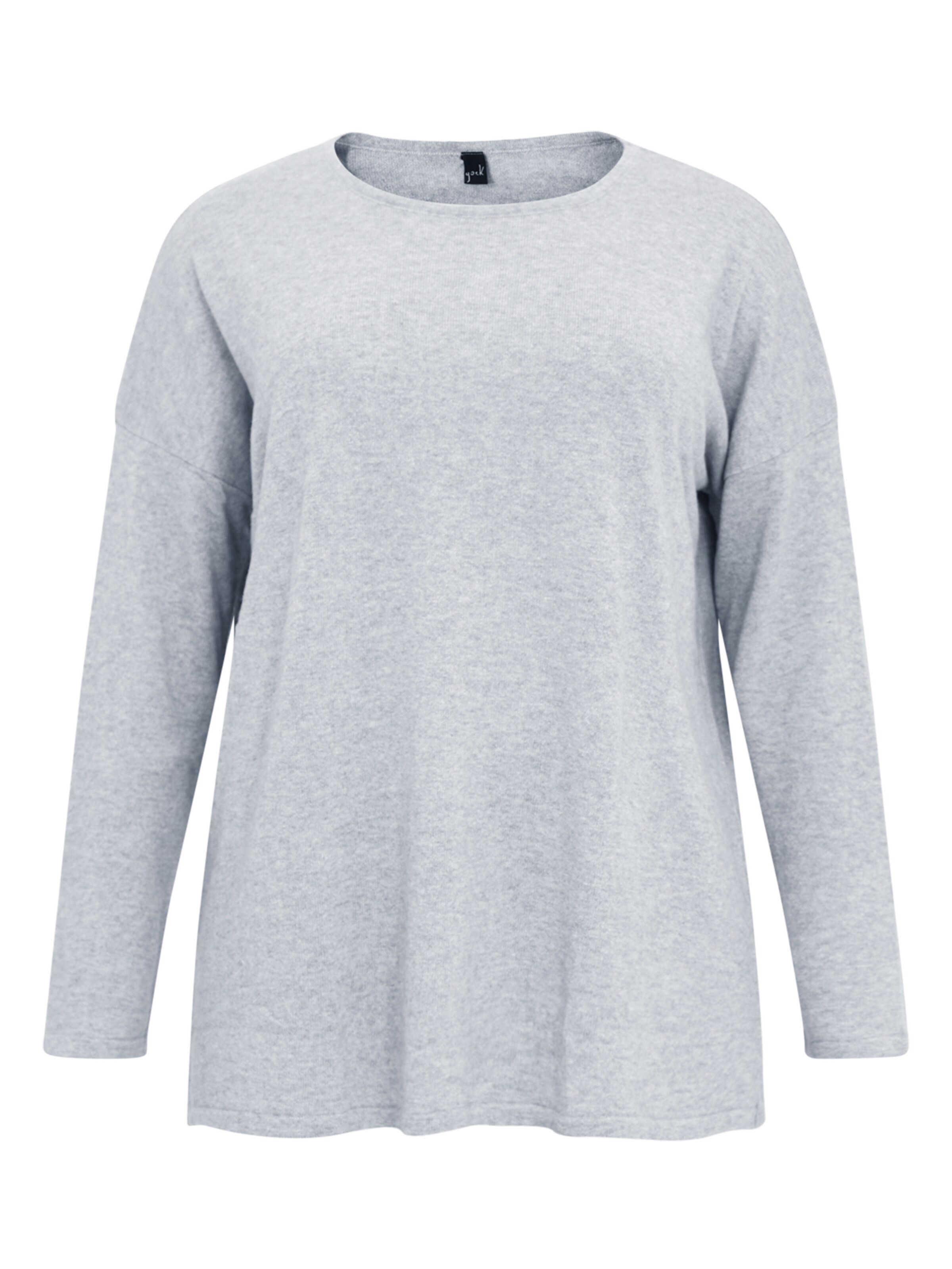 YOEK Trui in Grijs: voorkant