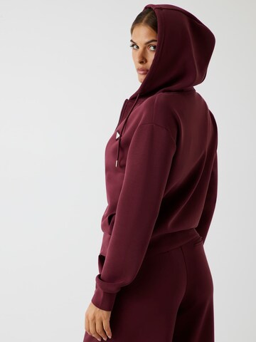 GUESS Zip-Up Hoodie 'Olympe' in Red