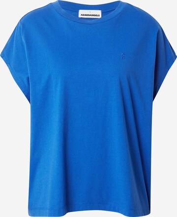 ARMEDANGELS Shirt 'INARA' in Blauw: voorkant