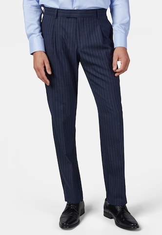 HECHTER PARIS Regular Pantalon 'Modern Fit' in Blauw: voorkant