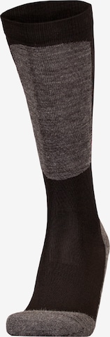 UphillSport Athletic Socks in Black: front