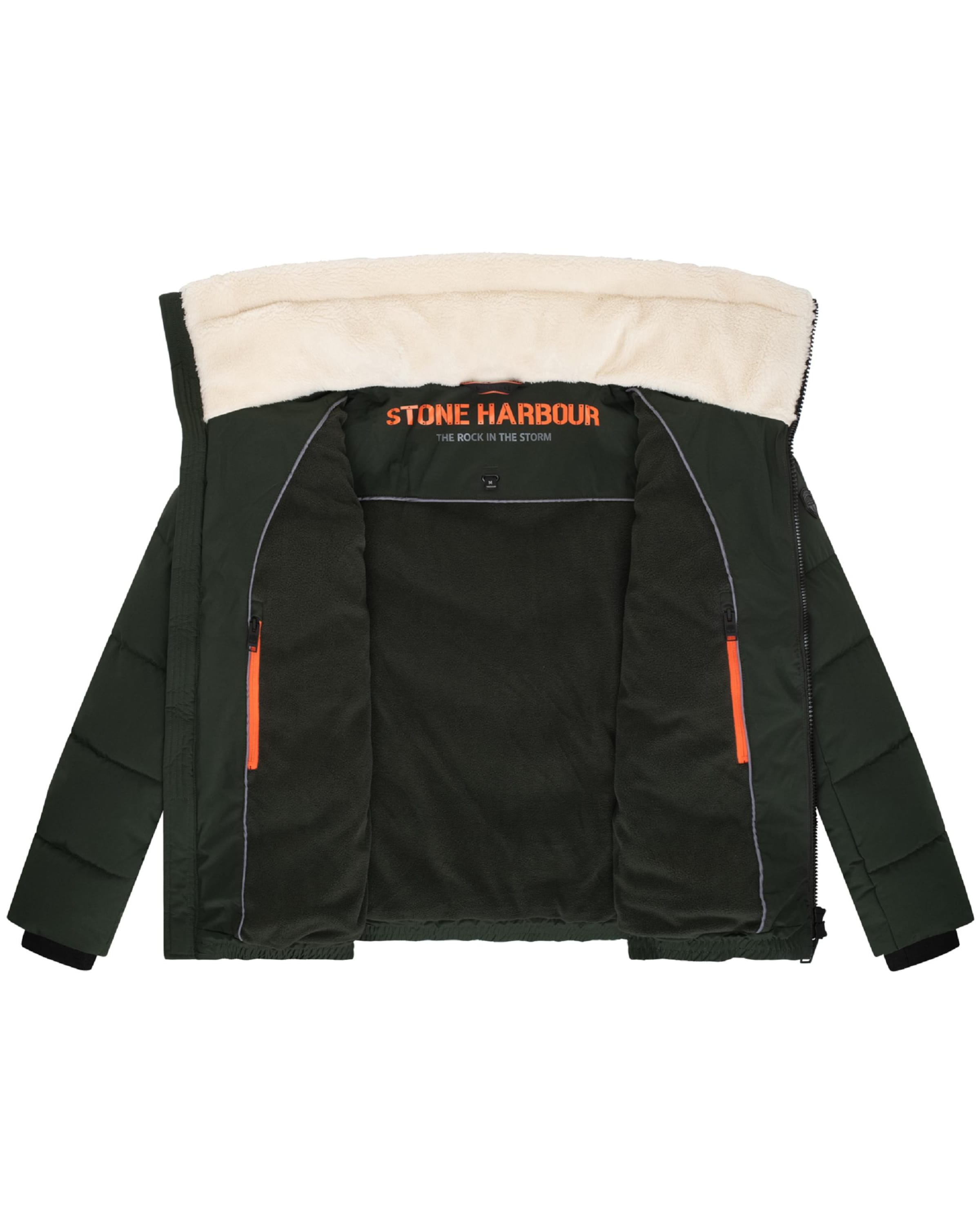 Giacca invernale 'Ansello XX' di STONE HARBOUR in verde