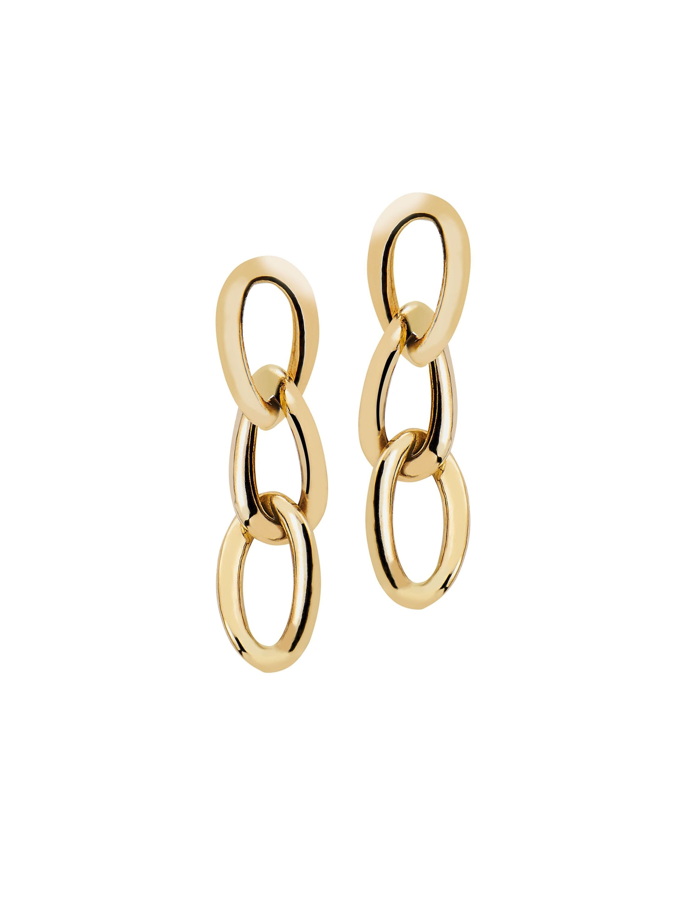 Boucles d'oreilles Fascination by Ellen K. en or : devant