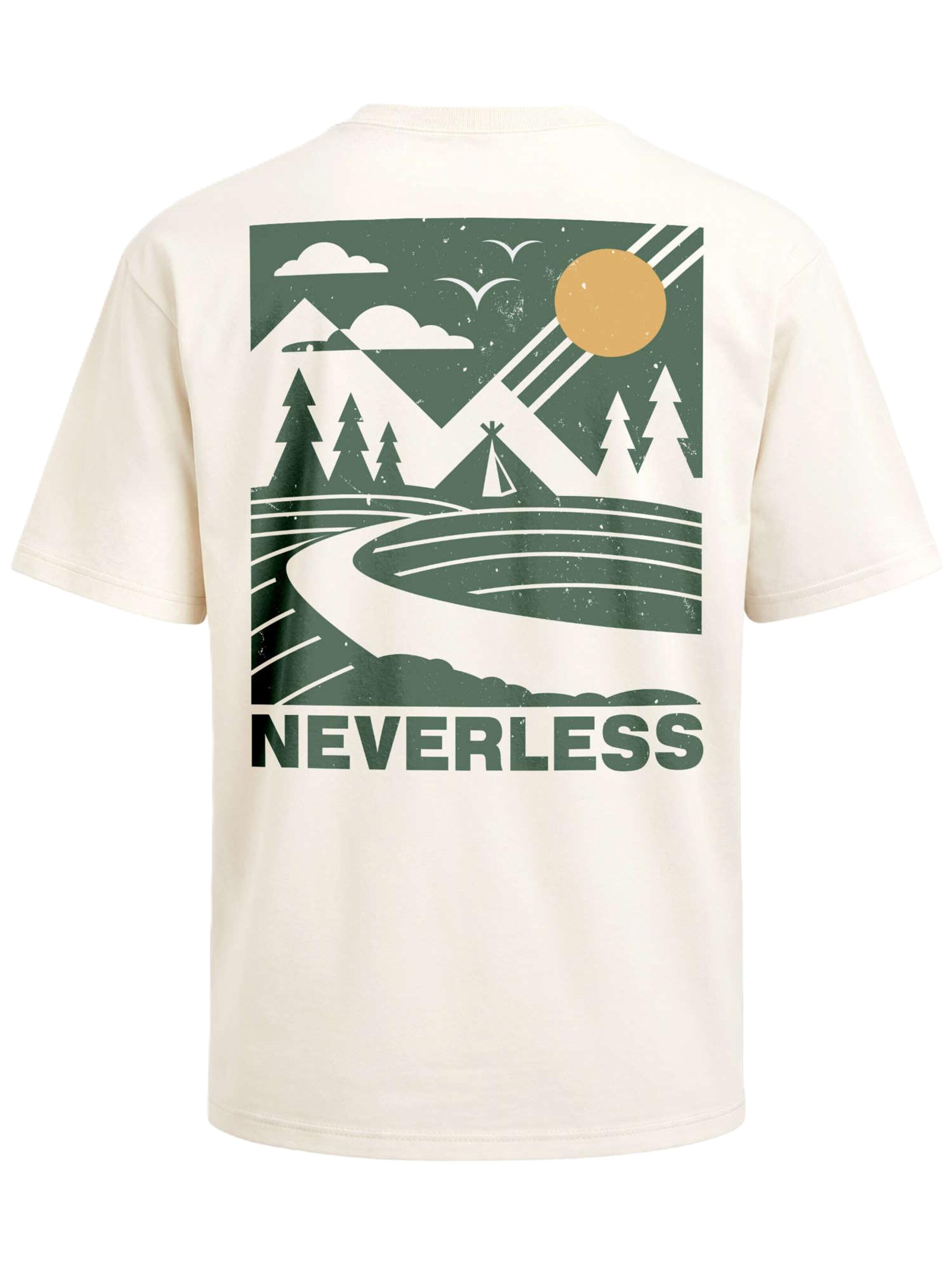 Neverless Shirt 'Outdoor Feeling' in Beige