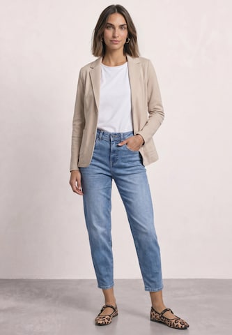 STREET ONE Basic Blazer in Unifarbe in Beige: Vorderseite