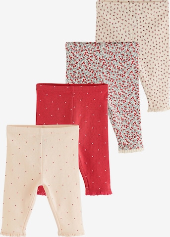 Next Skinny Leggings in Beige: front
