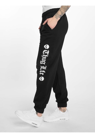Thug Life Tapered Pants 'Grea' in Black