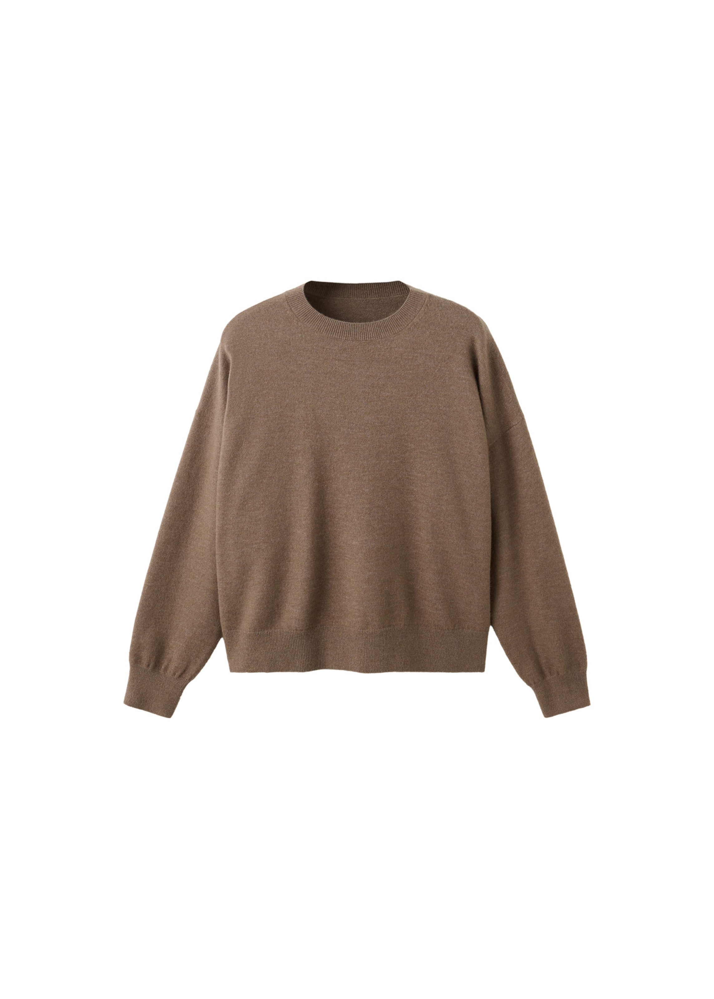 Pullover 'NEKKON' di MANGO in marrone: frontale