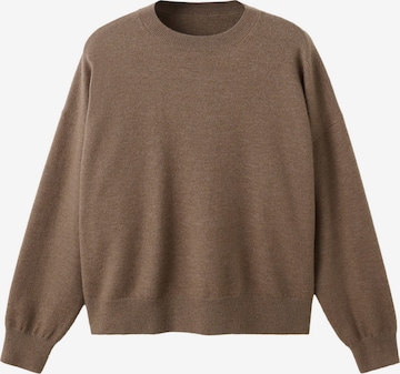 Pullover 'NEKKON' di MANGO in marrone: frontale