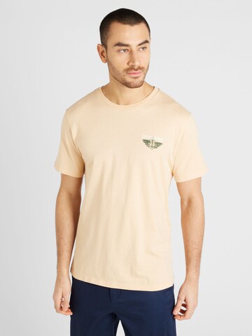 Dockers T-shirt i beige: framsida