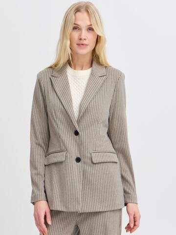 b.young - Blazer ' BYROWAN LONG BLAZER - ' en beige