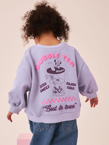 Next Sweatshirt 'Minnie Mouse' in Purple: front