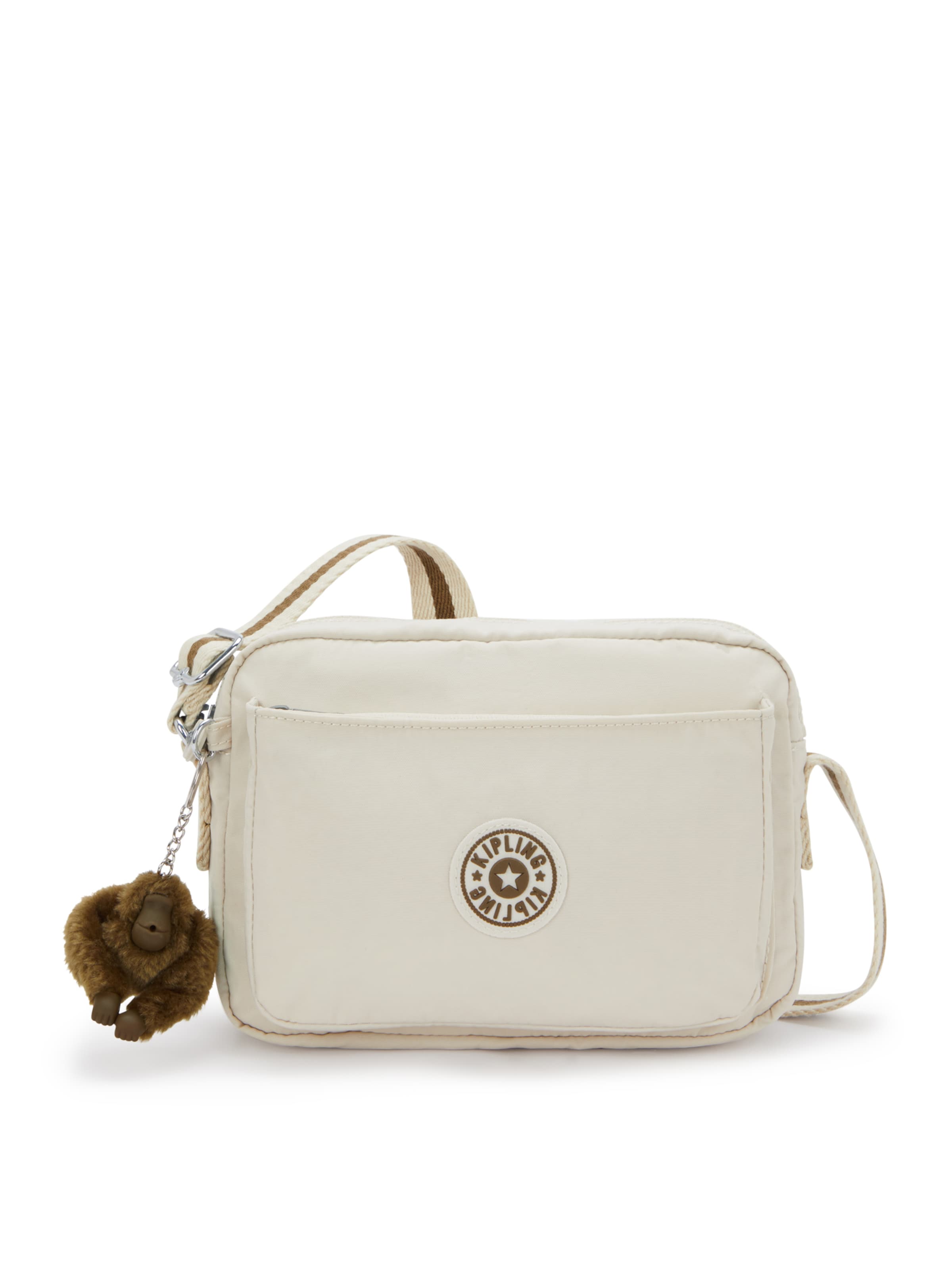 Sac à bandoulière 'Abanu' KIPLING en beige : devant