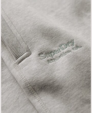 Superdry Tapered Housut 'Essential' värissä harmaa