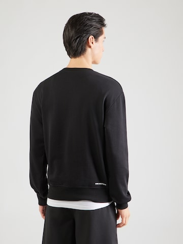 Karl LagerfeldSweater majica 'IKON FUSION' - crna boja