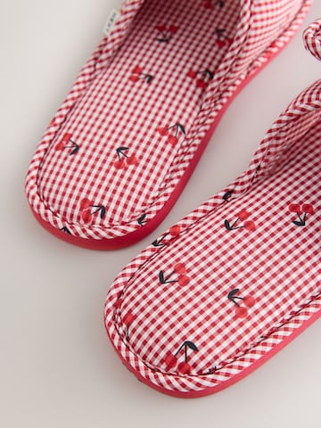 Next Slippers in Red