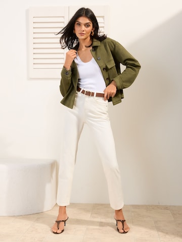 Coupe slim Jean Friends Like These en blanc