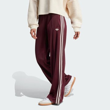 Wide Leg Pantalon de sport 'Adicolor Classic Firebird' ADIDAS ORIGINALS en rouge : devant