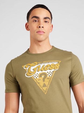 GUESS - Camisa em verde