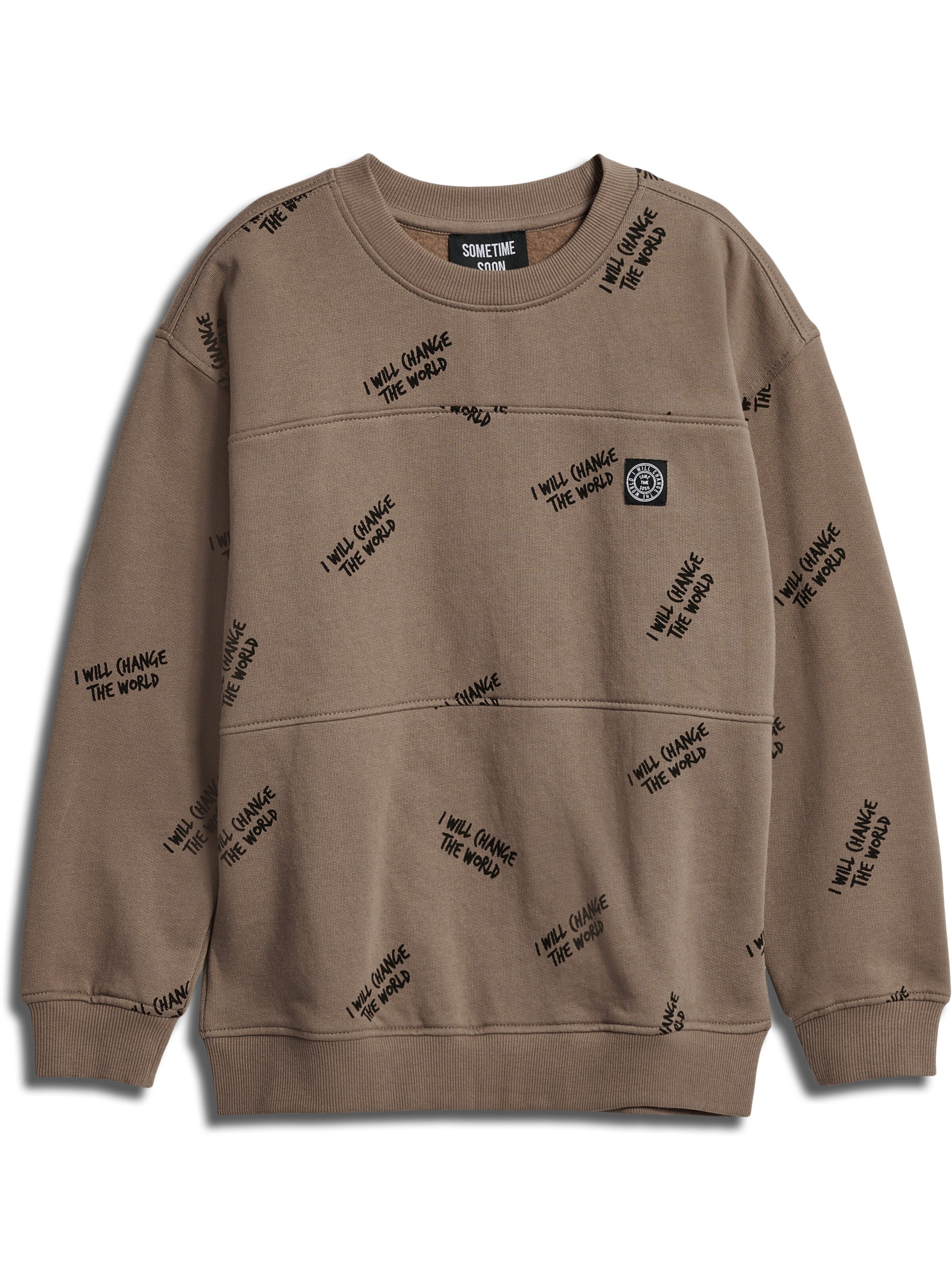 SOMETIME SOON Sweatshirt i grøn: forside