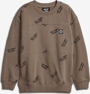 SOMETIME SOON Sweatshirt in Grün: Vorderseite