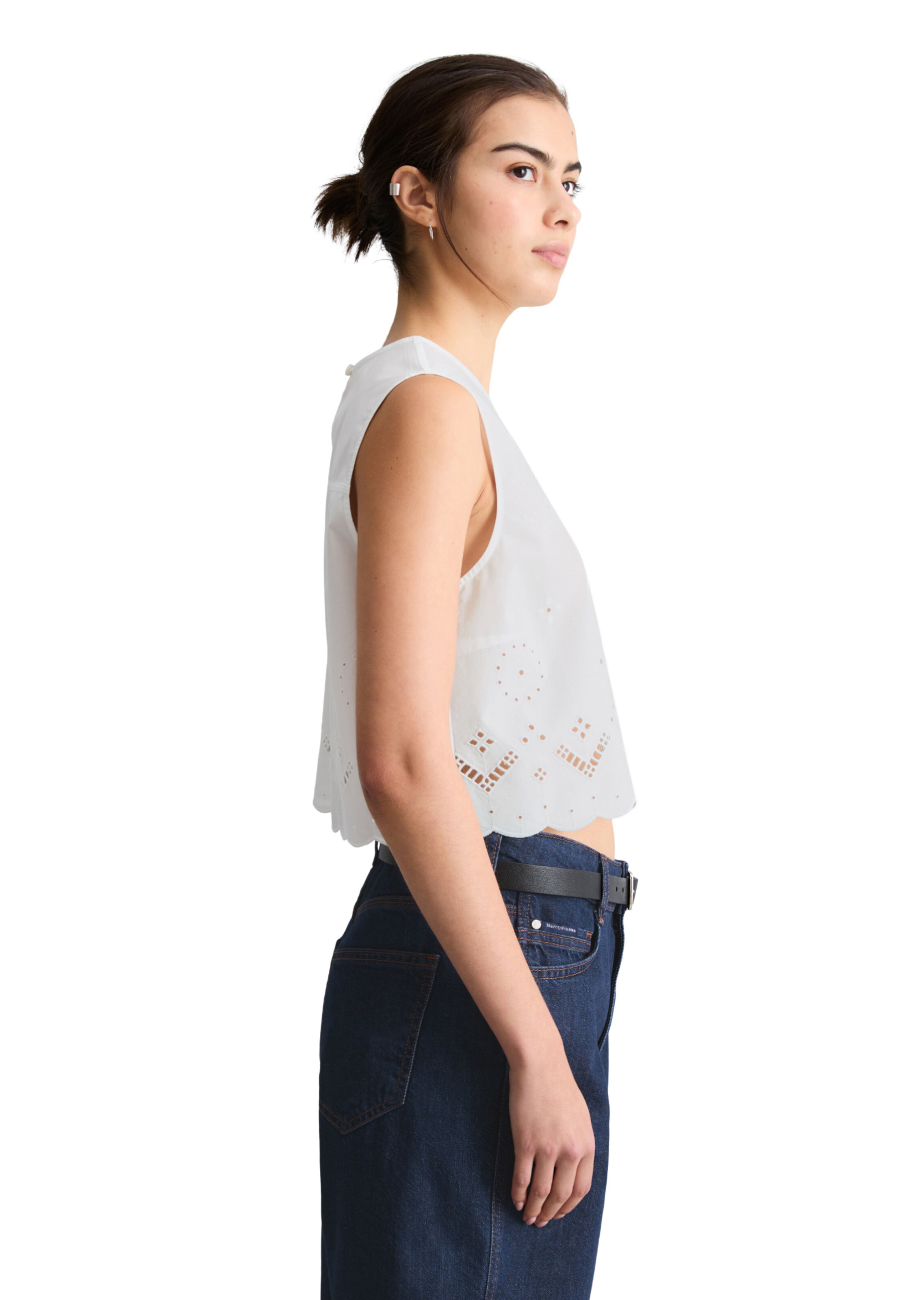 Marc O'Polo DENIM Top in Wit