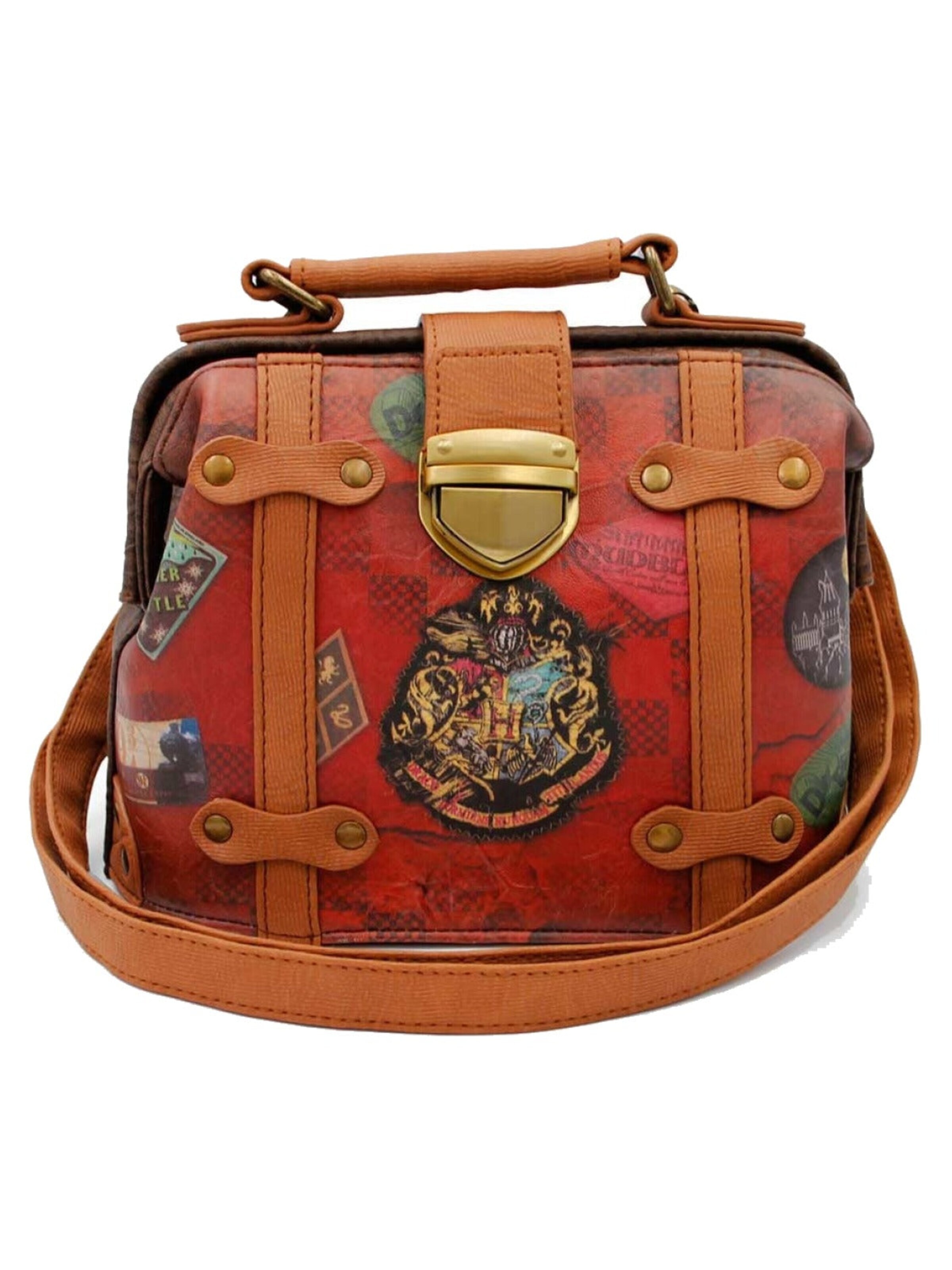Harry Potter Handtas in Bruin: voorkant