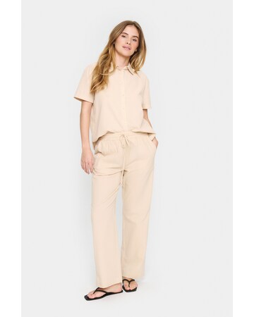 SAINT TROPEZ Loosefit Hose 'Elmiko' in Beige