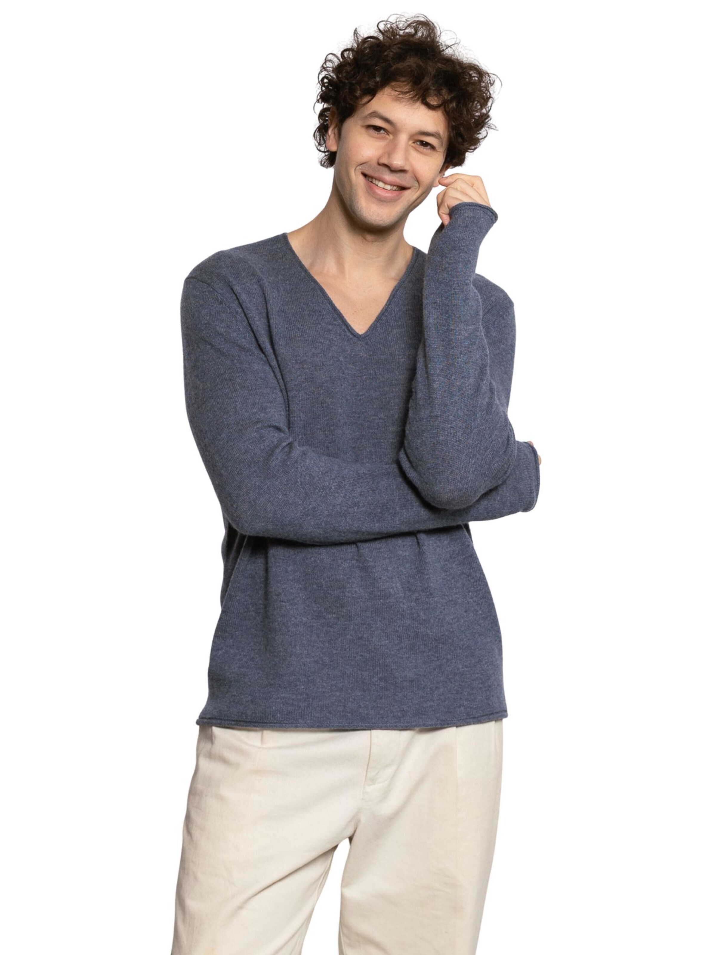 Pull-over LDB en bleu : devant