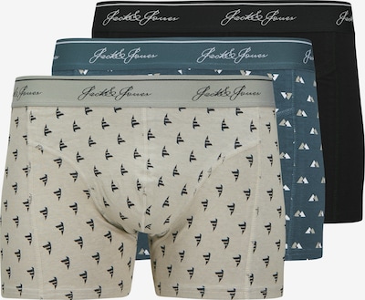 JACK & JONES Bokserki 'Jactate' w kolorze ciemny niebieski / szaro-beżowy / czarny / białym, Podgląd produktu