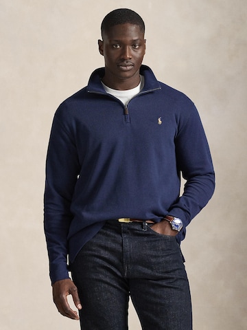 Polo Ralph Lauren Big & Tall Суичър в синьо: отпред
