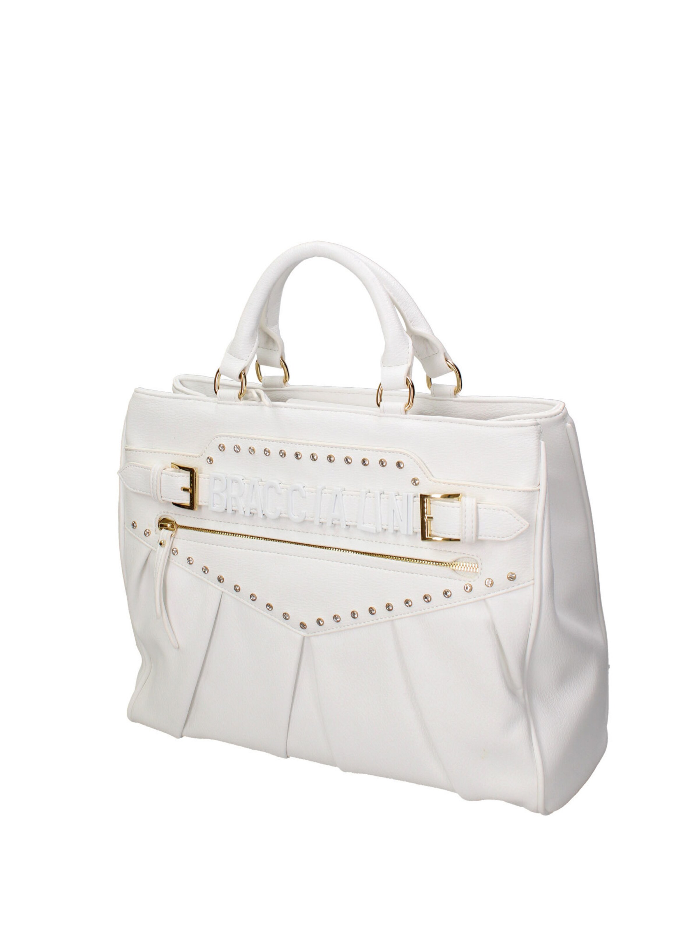Braccialini Handtas in Wit: voorkant