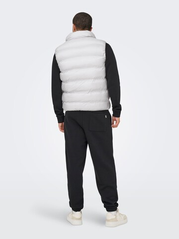Only & Sons Vest in White