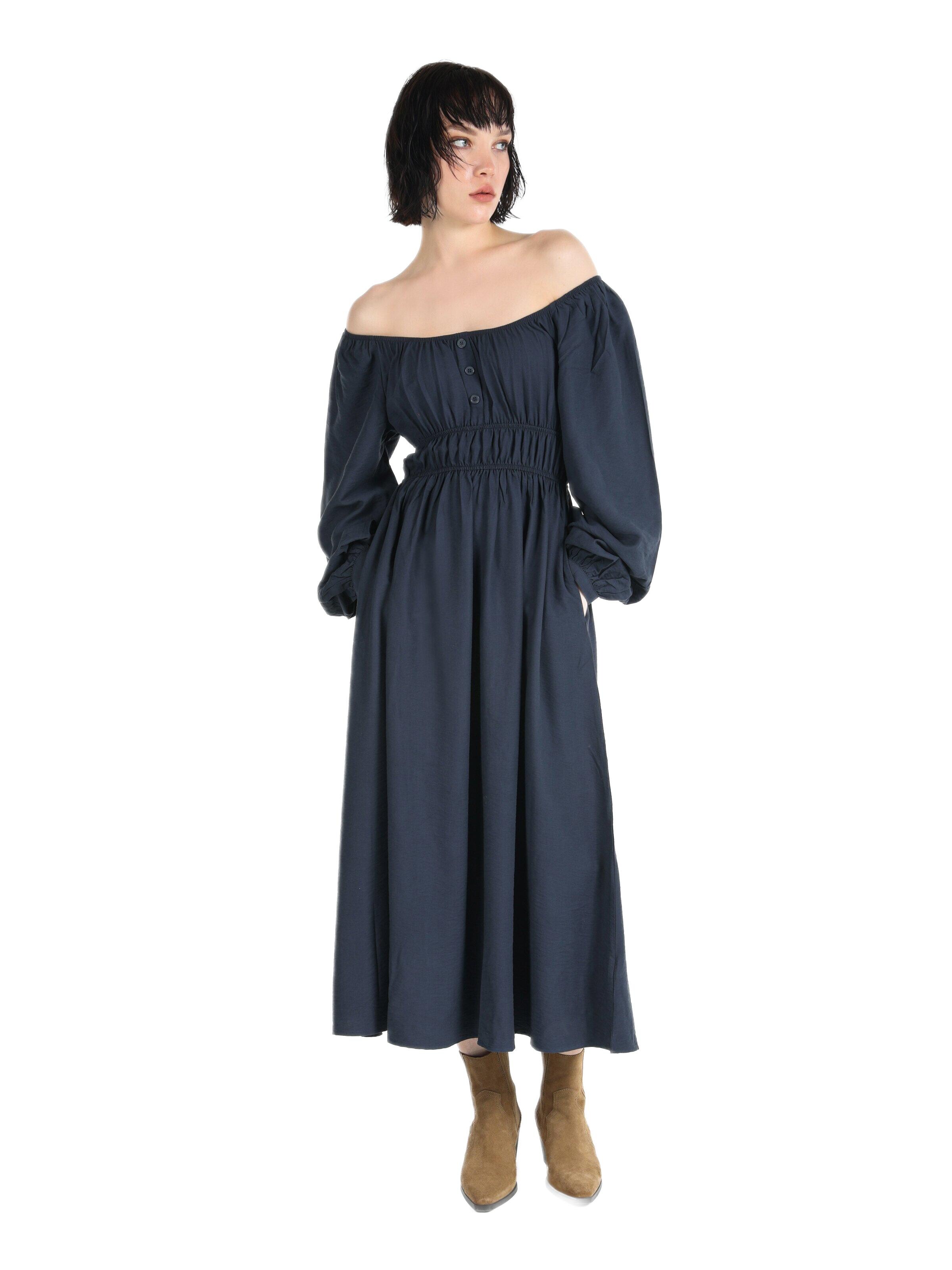 Robe Colin's en bleu : devant
