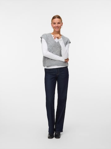 VERO MODA Sweater 'VMPIPER' in Grey: front