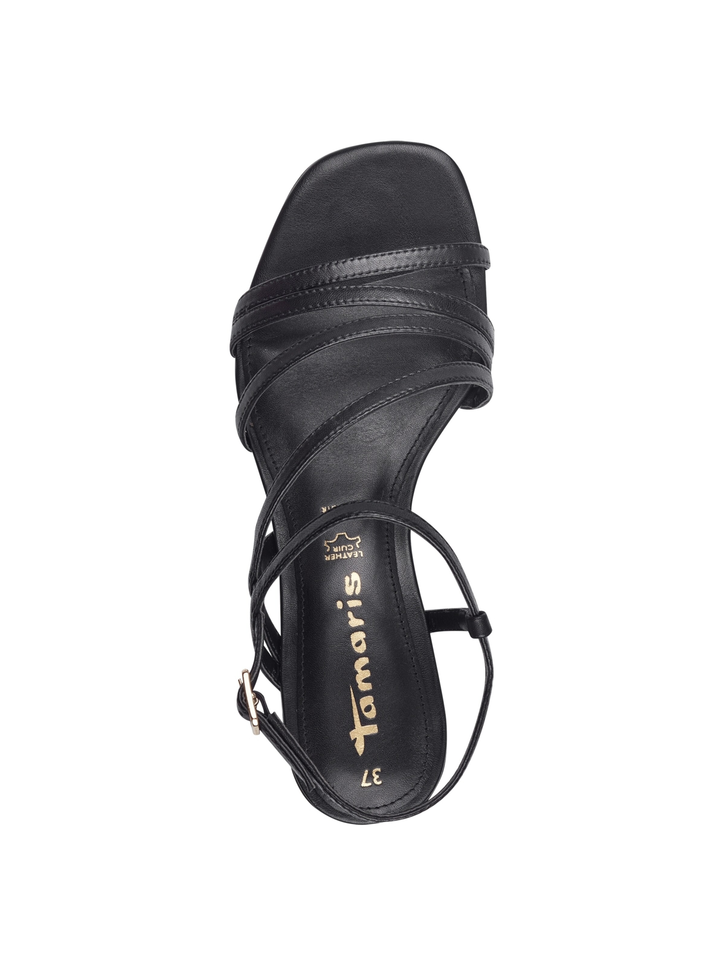 Tamaris Strap sandal in Black