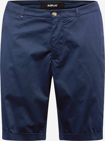 REPLAY Regular Shorts in Blau: Vorderseite