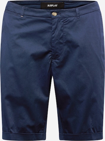 REPLAY Regular Shorts in Blau: predná strana