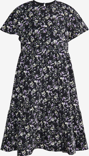 Suknelė iš DreiMaster Vintage, spalva – smėlio spalva / tamsiai žalia / purpurinė / juoda, Prekių apžvalga