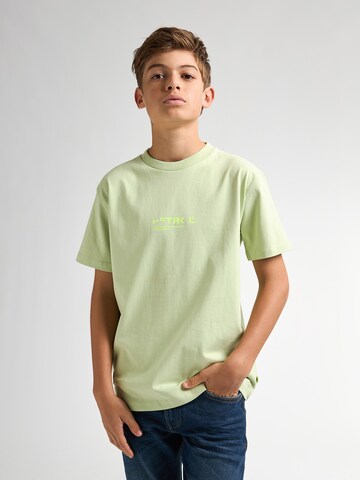 Petrol Industries Shirt 'Bayleaf' in Groen: voorkant