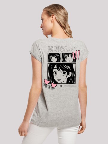 T-shirt 'Manga Anime Japan' F4NT4STIC en gris