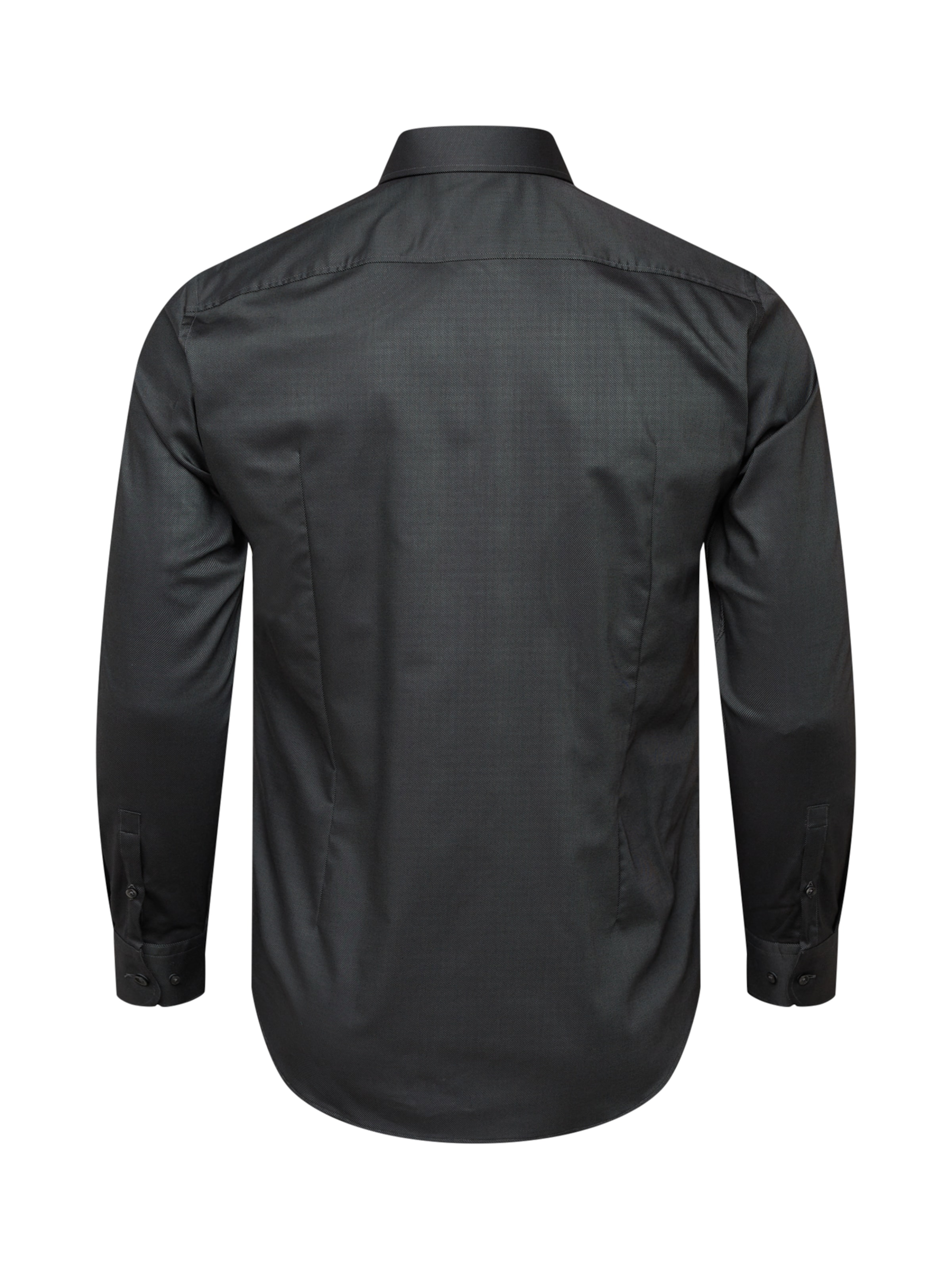 BOSS Slim Fit Hemd 'Hank' in Grau