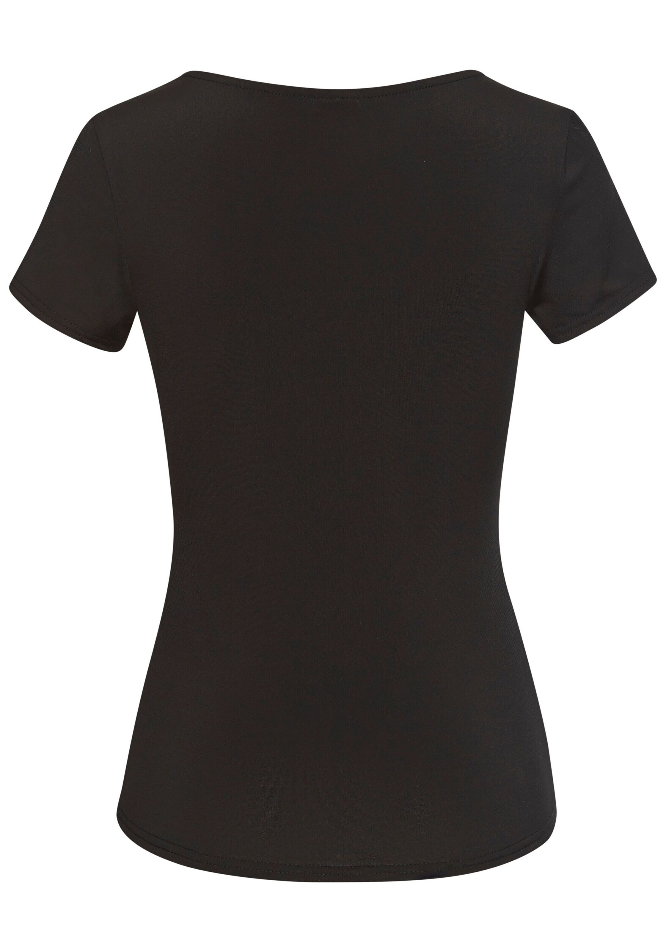 T-shirt LASCANA en noir