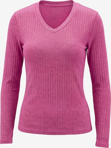 usha BLUE LABEL Shirt in Roze: voorkant