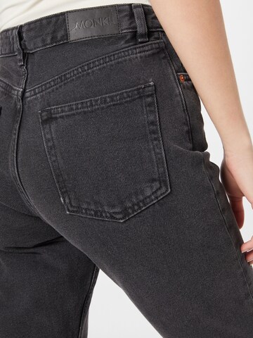 Monki regular Jeans i sort